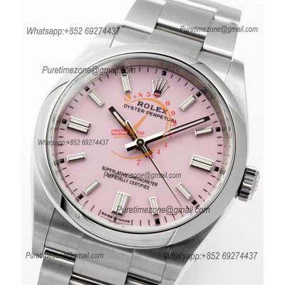 Oyster Perpetual 126000 36mm VR3230 Automatic Unisex Watch Best Edition CLEAN Pink Dial 904L Oyster SS Bracelet