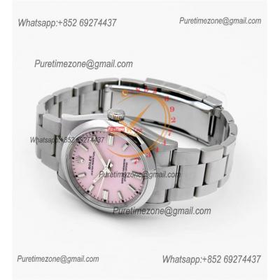 Oyster Perpetual 126000 36mm VR3230 Automatic Unisex Watch Best Edition CLEAN Pink Dial 904L Oyster SS Bracelet