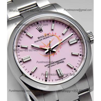 Oyster Perpetual 126000 36mm VR3230 Automatic Unisex Watch Best Edition CLEAN Pink Dial 904L Oyster SS Bracelet