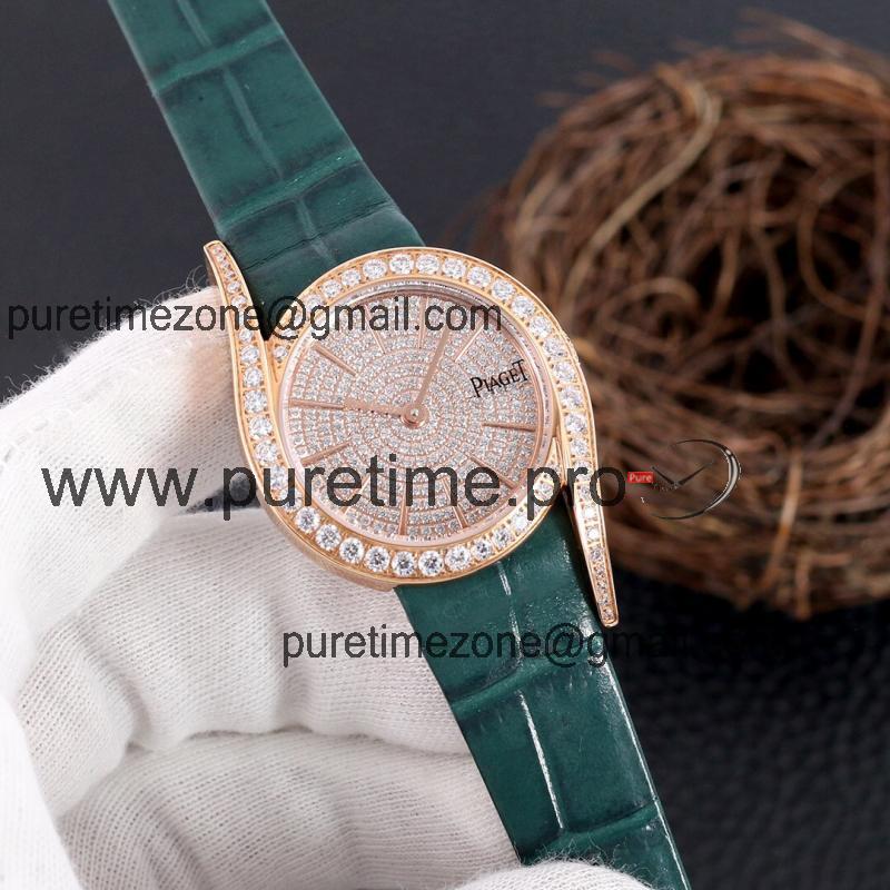 Replica PIGUET Womans Watch Miyota 8215 Automatic Movement Diamond PIG-E12A