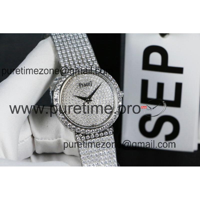 Replica PIGUET Mans Watch Imported Quartz Movement Diamond Bezel Diamond Dail PIG-E14A