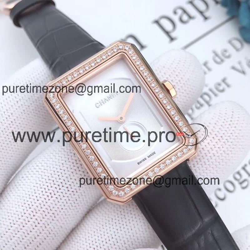 Replica Chanel Womens Watch Quartz Movement Diamond Bezel Chanel -E02A