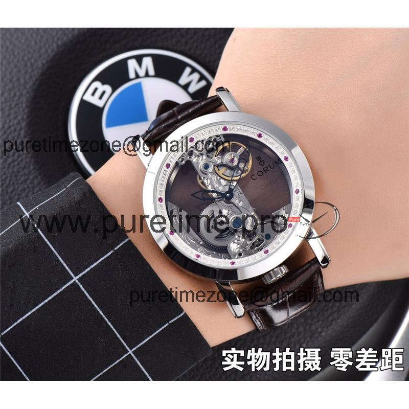 Replica CORUM Mens Watch Automatic Movement Diamond Bezel COR-E10A