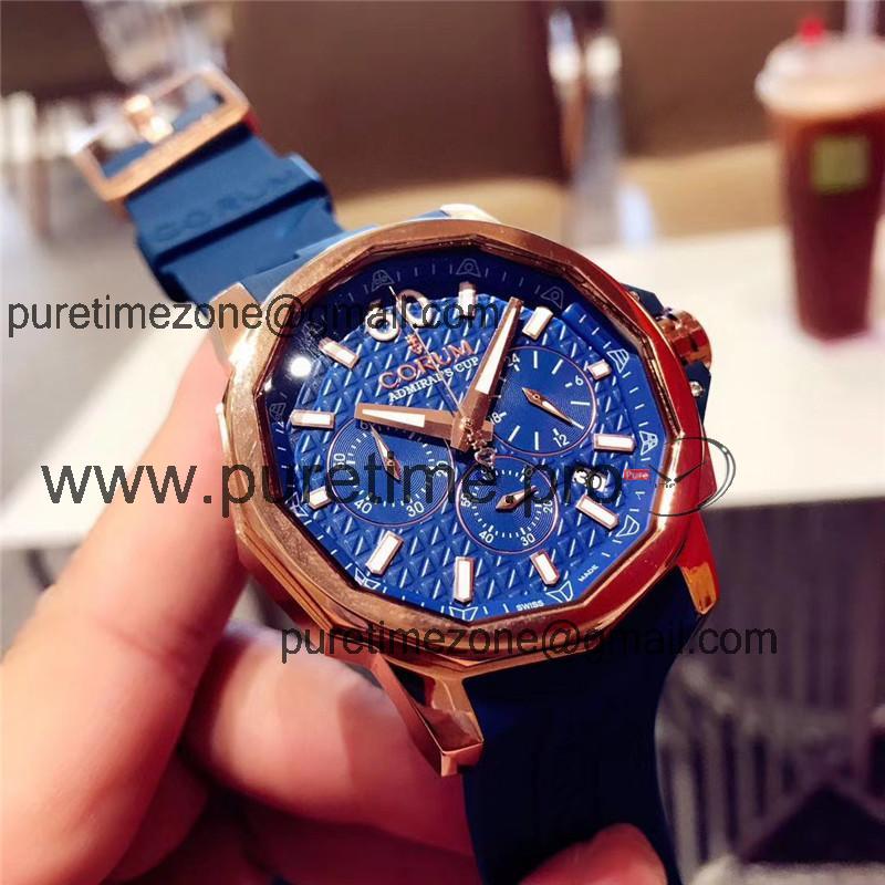 Replica CORUM Mens Watch Japan Quartz Chronograph Movement COR-E44C