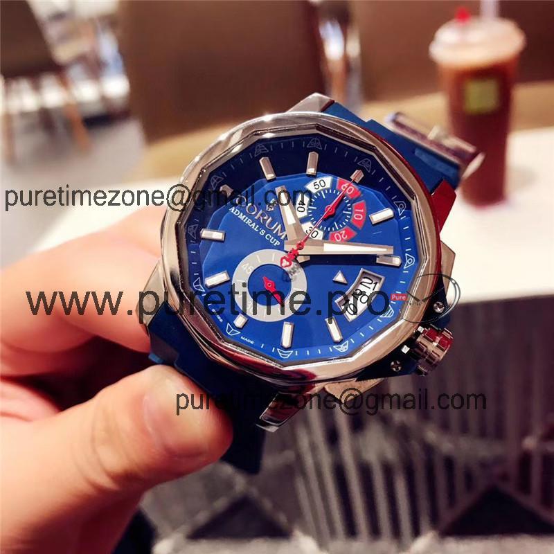 Replica CORUM Mens Watch Japan Quartz Chronograph Movement COR-E45B