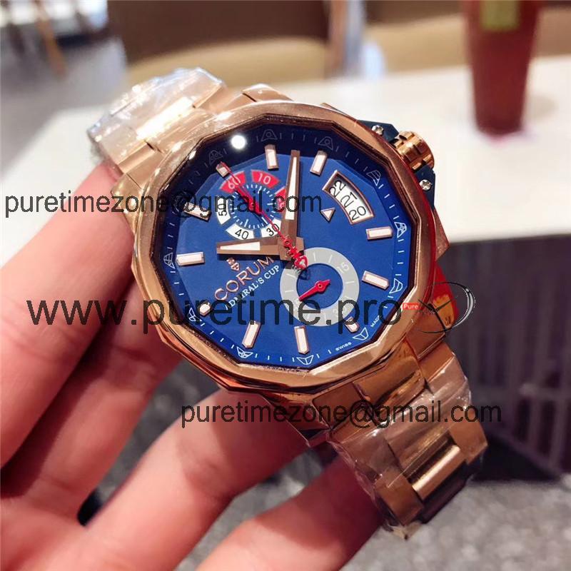 Replica CORUM Mens Watch Japan Quartz Chronograph Movement COR-E48B