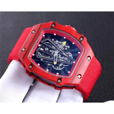 Replica RICHARD MILLE  RM27-03 Miyota Automatic Mens Watch Red Nylon RM-H05B 