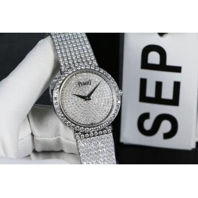 Replica PIGUET Mans Watch Imported Quartz Movement Diamond Bezel Diamond Dail PIG-E14A