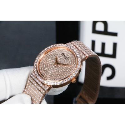 Replica PIGUET Womans Watch Imported Quartz Movement  Diamond Bezel Diamond Dail PIG-E14B