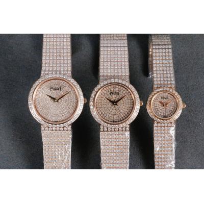 Replica PIGUET Womans Watch Imported Quartz Movement  Diamond Bezel Diamond Dail PIG-E14B