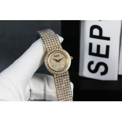 Replica PIGUET Womans Watch Imported Quartz Movement Diamond Bezel Diamond Dail PIG-E14C