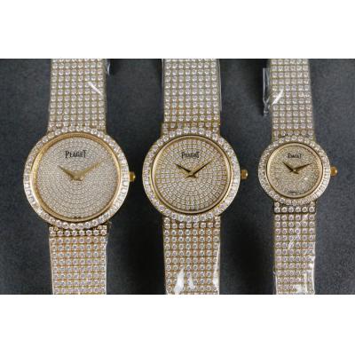 Replica PIGUET Womans Watch Imported Quartz Movement Diamond Bezel Diamond Dail PIG-E14C