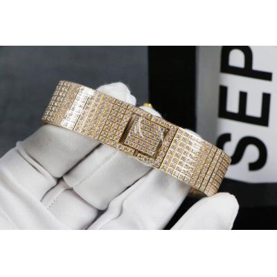 Replica PIGUET Womans Watch Imported Quartz Movement Diamond Bezel Diamond Dail PIG-E14C