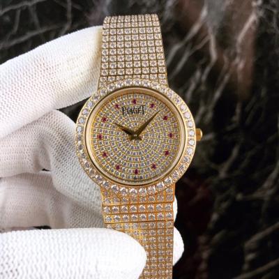 Replica PIGUET Womans Watch Diamond Bezel Diamond Dail 2 Styles PIG-E24B