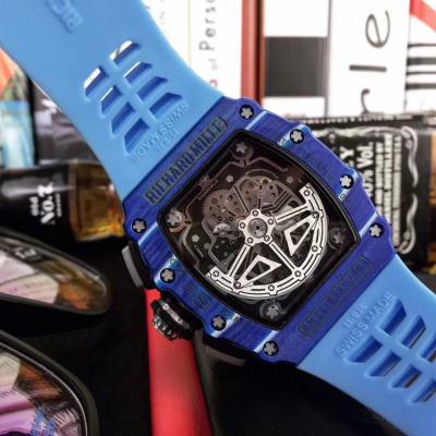 Replica V2 RICHARD MILLE RM011 RM11-03 Miyota Automatic Mens Watch Carbon Fiber Rubber Strap RM011 