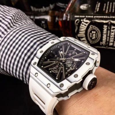 Replica RICHARD MILLE RM12-01 Miyota Automatic Mens Watch Carbon Fiber Case