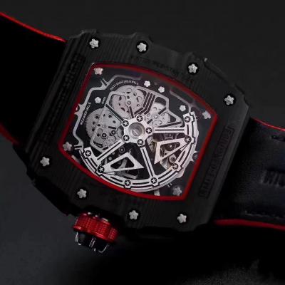 Replica RICHARD MILLE RM50-03/01 McLaren F1 Miyota Automatic RM50-03 Mens Watch Carbon Fiber Red Nylon