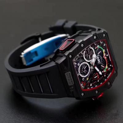 Replica RICHARD MILLE RM50-03/01 McLaren F1 Miyota Automatic RM50-03 Mens Watch Carbon Fiber Black Rubber 4 Style