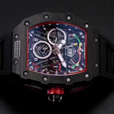 Replica RICHARD MILLE RM50-03/01 McLaren F1 Miyota Automatic RM50-03 Mens Watch Carbon Fiber Black Rubber 4 Style