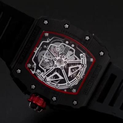 Replica RICHARD MILLE RM50-03/01 McLaren F1 Miyota Automatic RM50-03 Mens Watch Carbon Fiber Black Rubber 4 Style