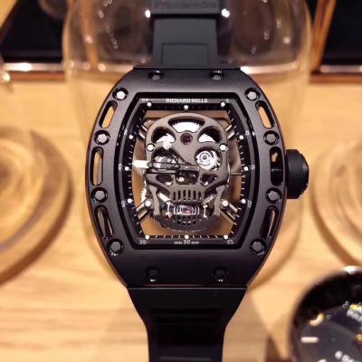 Replica RICHARD MILLE RM052 Skull Dial Miyota Auto...