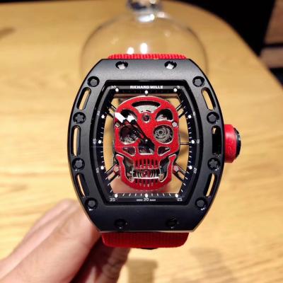 Replica RICHARD MILLE RM052 Red Skull Dial Miyota ...