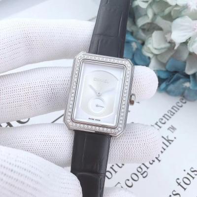 Replica Chanel Womens Watch Quartz Movement Diamond Bezel Chanel -E02A