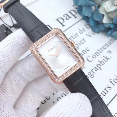 Replica Chanel Womens Watch Quartz Movement Diamond Bezel Chanel -E02E