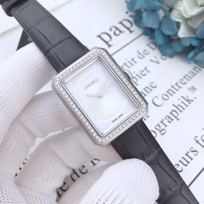 Replica Chanel Womens Watch Quartz Movement Diamond Bezel Chanel -E02E