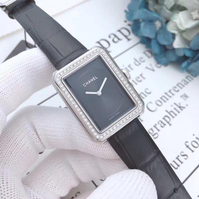 Replica Chanel Womens Watch Quartz Movement Diamond Bezel Chanel -E02E