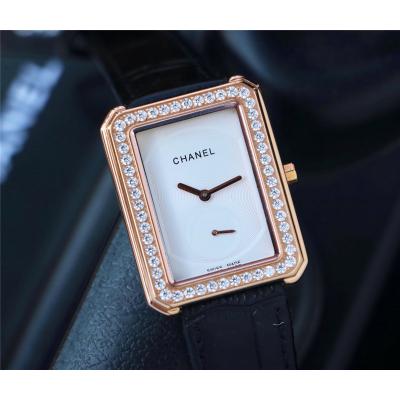 Replica Chanel Womens Watch Quartz Movement Diamond Bezel Chanel-F05A