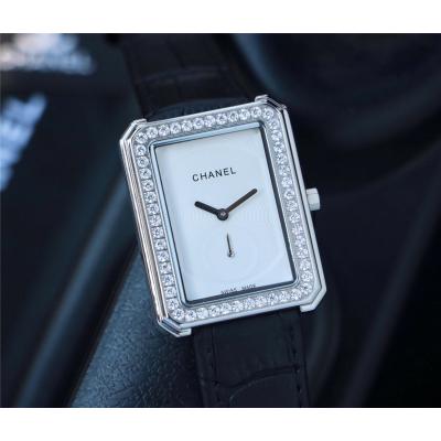 Replica Chanel Womens Watch Quartz Movement Diamond Bezel Chanel-F05A