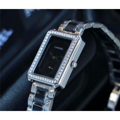 Replica Chanel Womens Watch Quartz Movement Diamond Bezel Chanel-F05B