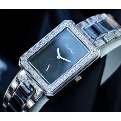 Replica Chanel Womens Watch Quartz Movement Diamond Bezel Chanel-F05B