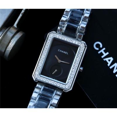 Replica Chanel Womens Watch Quartz Movement Diamond Bezel Chanel-F05B