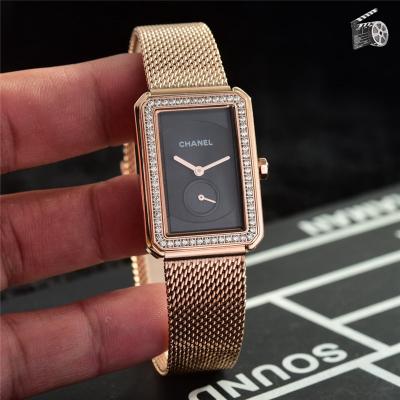 Replica Chanel Womens Watch Quartz Movement Diamond Bezel Chanel-F07A