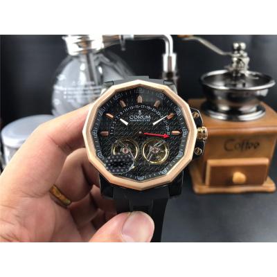 Replica CORUM Mens Watch Automatic Double Tourbill...