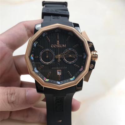 Replica CORUM Mens Watch Japan Quartz Chronograph Movement COR-E30A