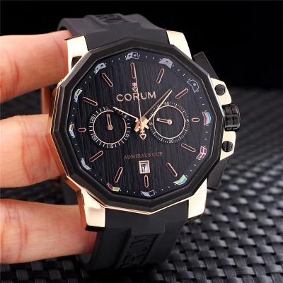 Replica CORUM Mens Watch Japan Quartz Chronograph Movement COR-E36