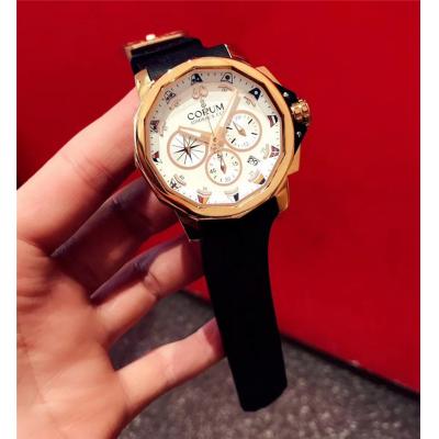 Replica CORUM Mens Watch Japan Quartz Chronograph Movement COR-E44A