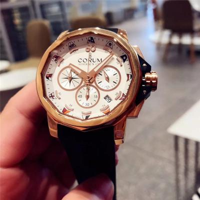 Replica CORUM Mens Watch Japan Quartz Chronograph Movement COR-E44A