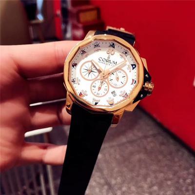 Replica CORUM Mens Watch Japan Quartz Chronograph Movement COR-E44A