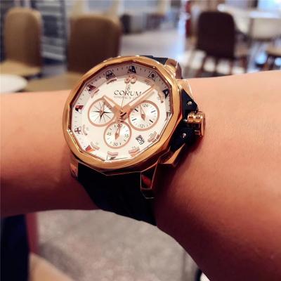 Replica CORUM Mens Watch Japan Quartz Chronograph Movement COR-E44A