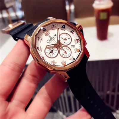 Replica CORUM Mens Watch Japan Quartz Chronograph Movement COR-E44A