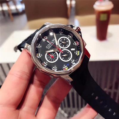 Replica CORUM Mens Watch Japan Quartz Chronograph Movement COR-E44B