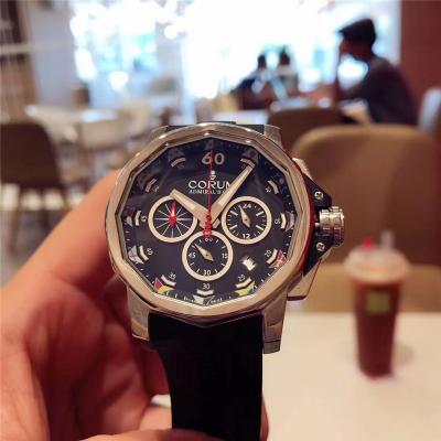 Replica CORUM Mens Watch Japan Quartz Chronograph Movement COR-E44B