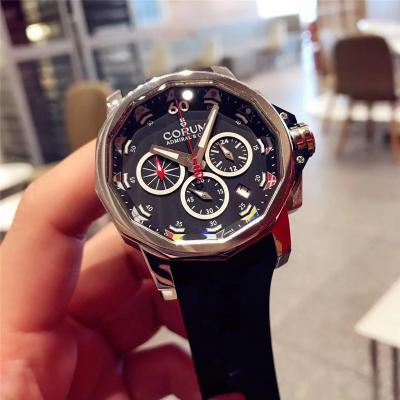 Replica CORUM Mens Watch Japan Quartz Chronograph Movement COR-E44B