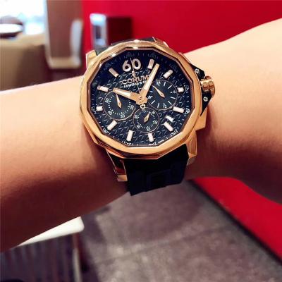 Replica CORUM Mens Watch Japan Quartz Chronograph Movement COR-E44C