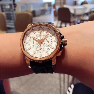 Replica CORUM Mens Watch Japan Quartz Chronograph Movement COR-E44C