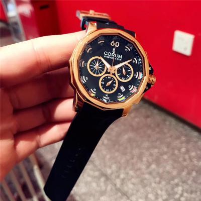 Replica CORUM Mens Watch Japan Quartz Chronograph Movement COR-E46